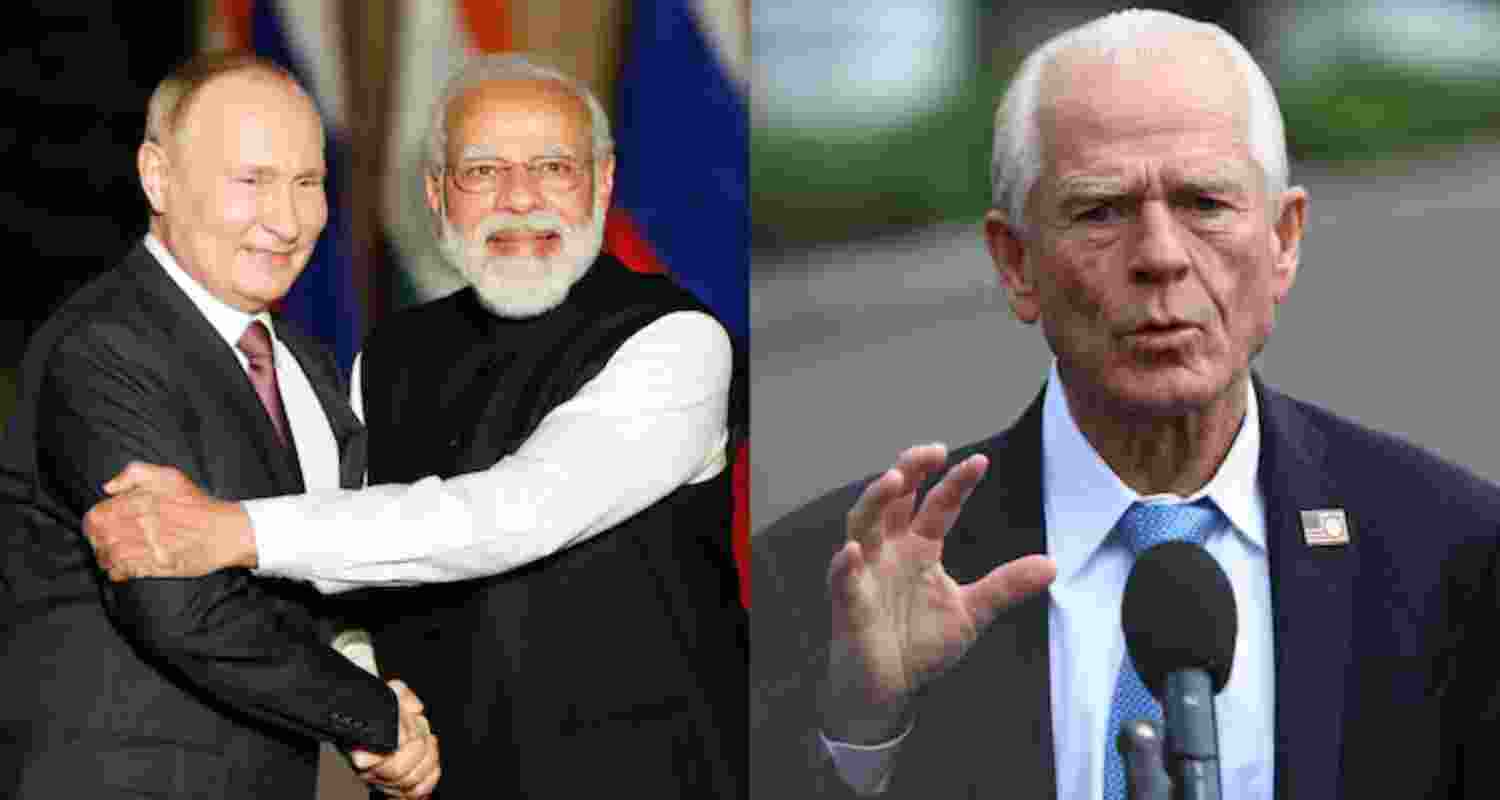 The longtime Trump aide said Indian refiners are cashing in while fuelling the war. 