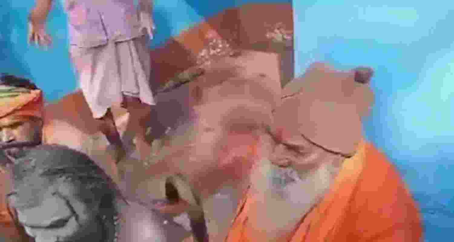 The TMC and BJP clash over sadhus being targeted in West Bengal. 