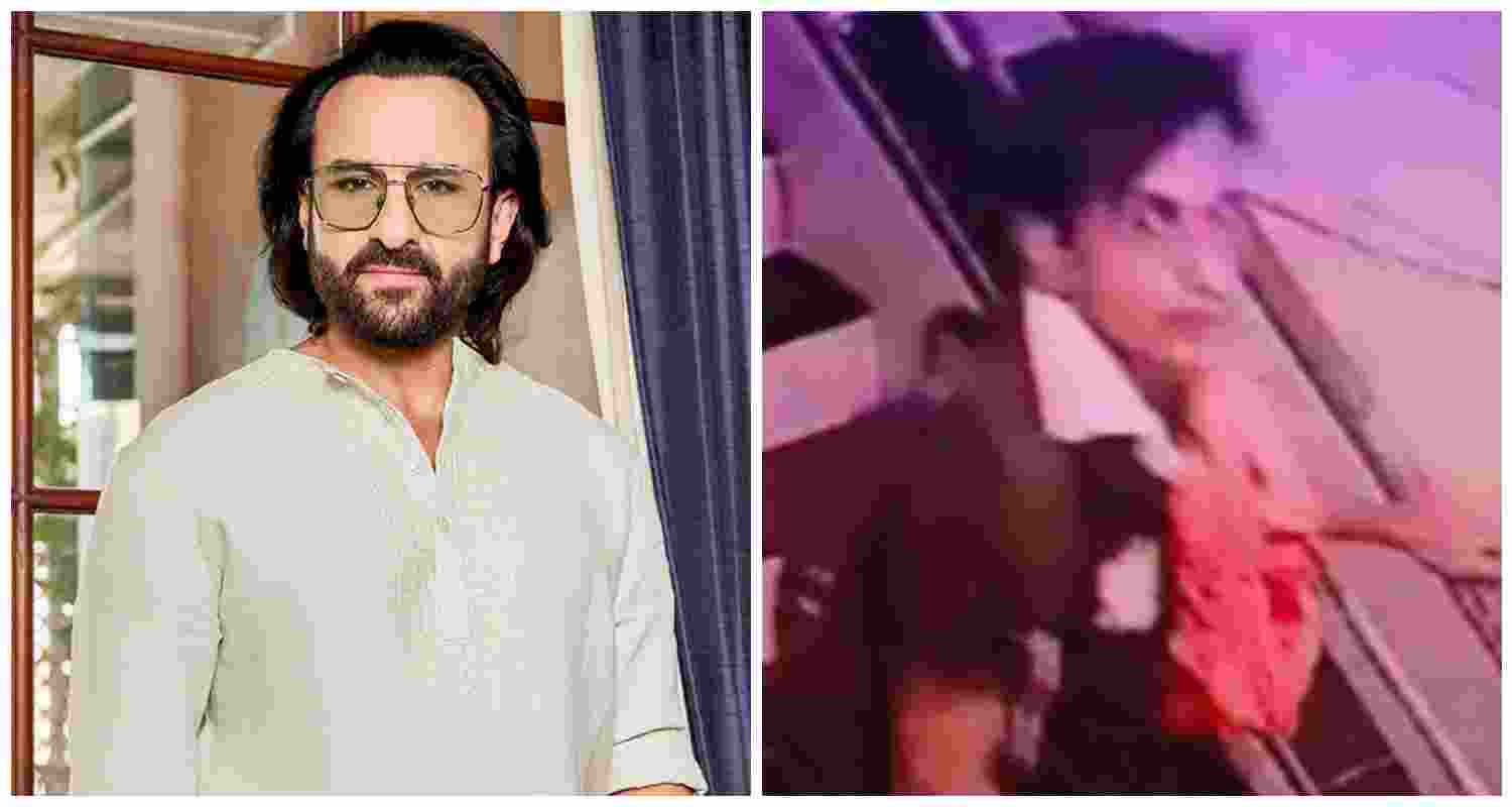 The search for Saif Ali Khan’s attacker continues, with Mumbai Police questioning over 30 individuals and reviewing CCTV footage. The intruder (R) stabbed the actor during an alleged burglary attempt.