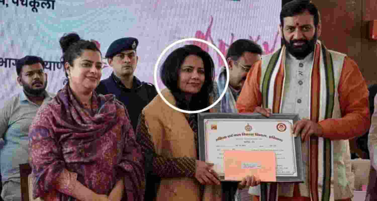 Woman who falsely accused 12 men of rape feted by CM Saini