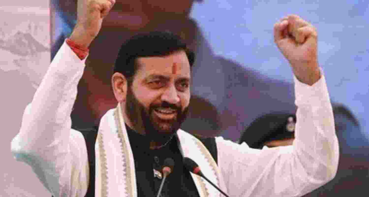 Haryana Chief Minister Nayab Singh Saini - file image.