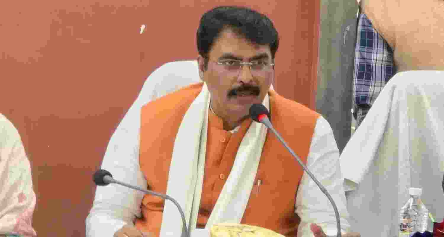 Bihar BJP president Sanjay Saraogi - file image.