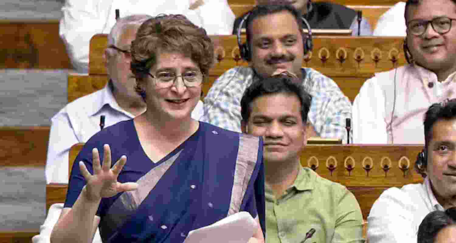 Wayanad MP Priyanka Gandhi Vadra - file image.