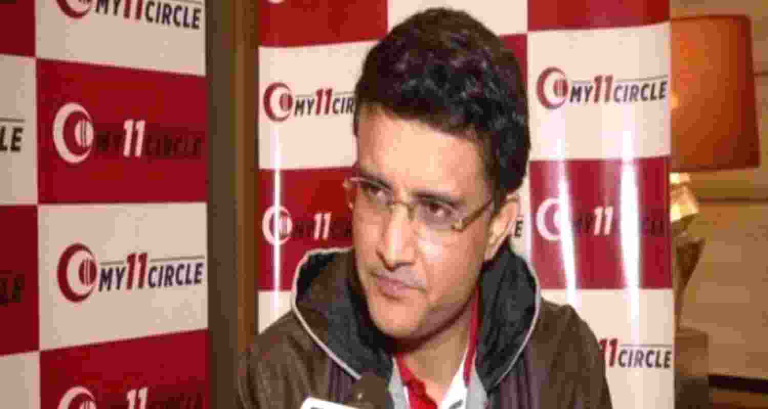 Former Indian cricket team captain Sourav Ganguly - file image.