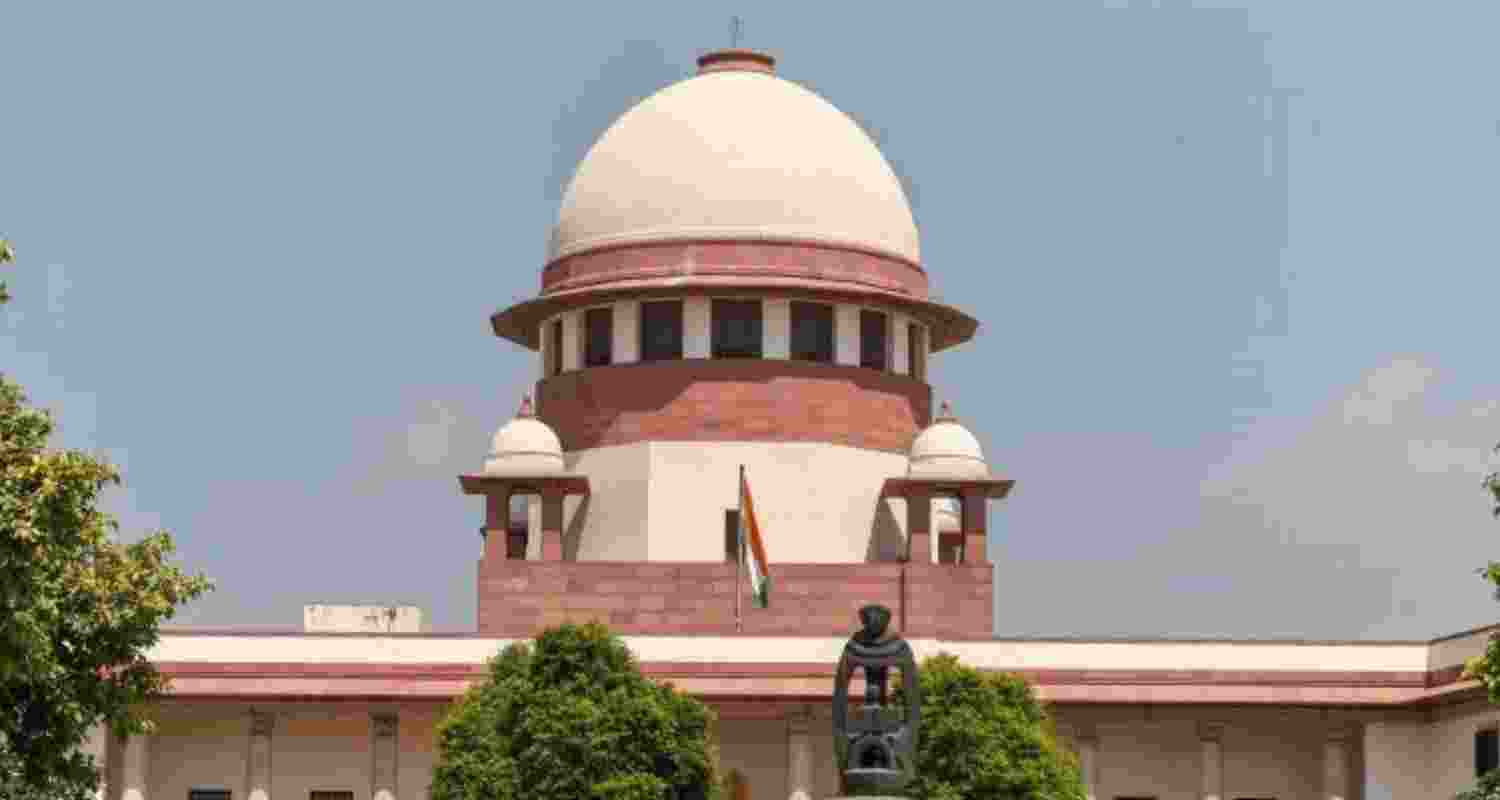 AN Image of the Supreme Court of India in New Delhi.