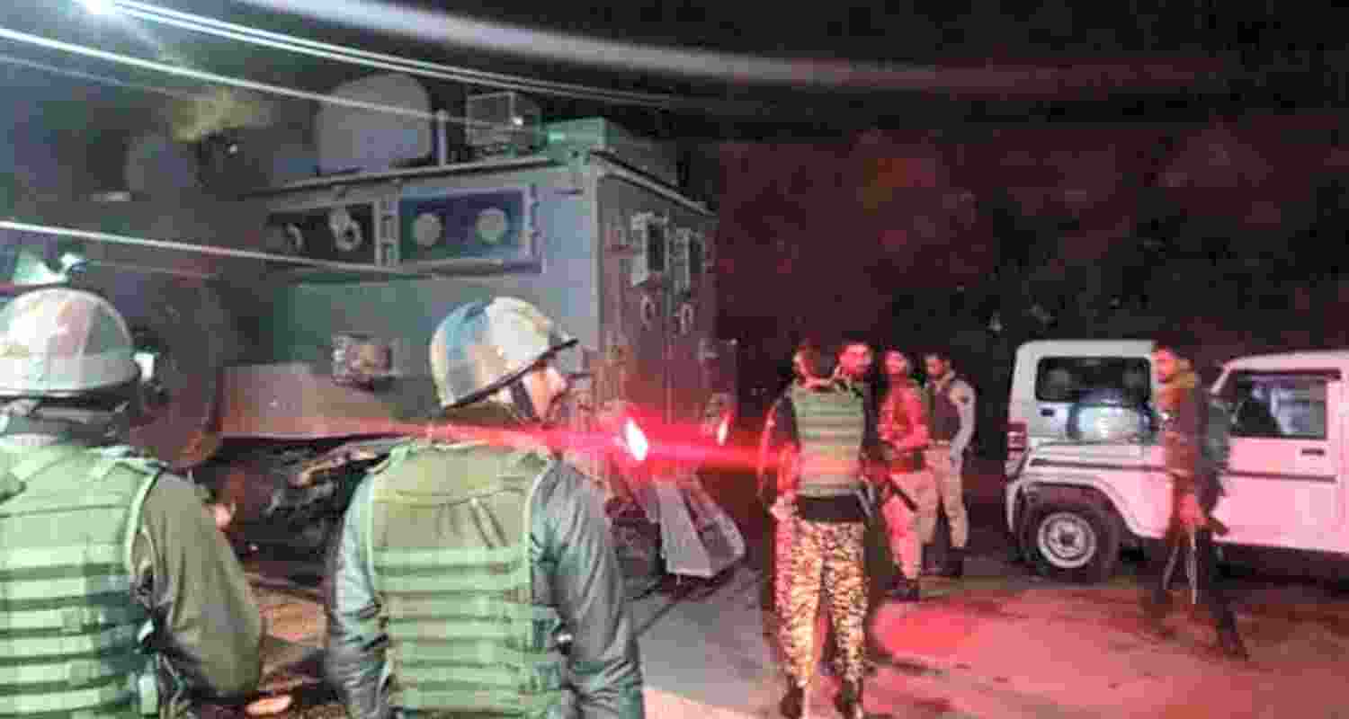 Heavy security deployment in Jammu.