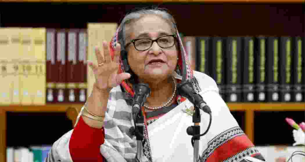 A file photo of former Bangladesh Prime Minister Sheikh Hasina.