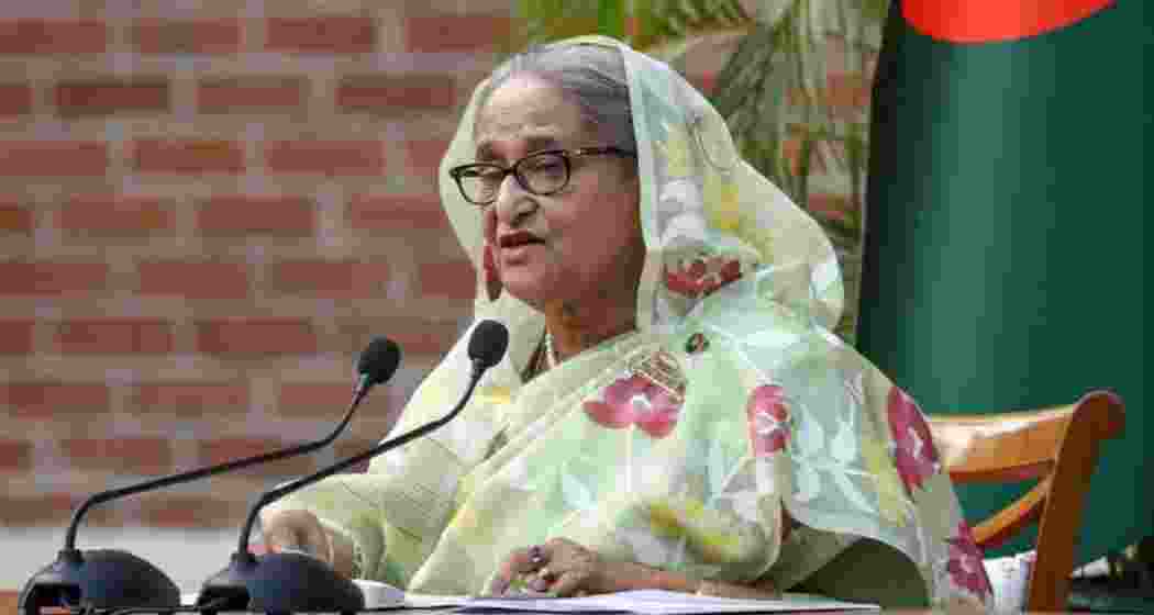 A file photo of ousted Bangladesh Prime Minister Sheikh Hasina.