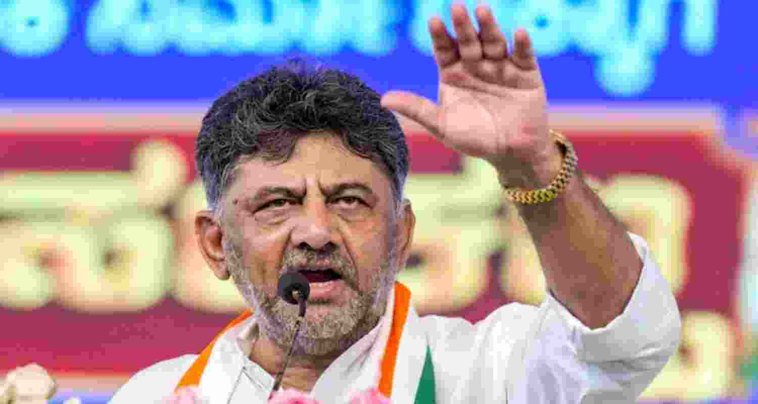 Karnataka Deputy Chief Minister DK Shivakumar.