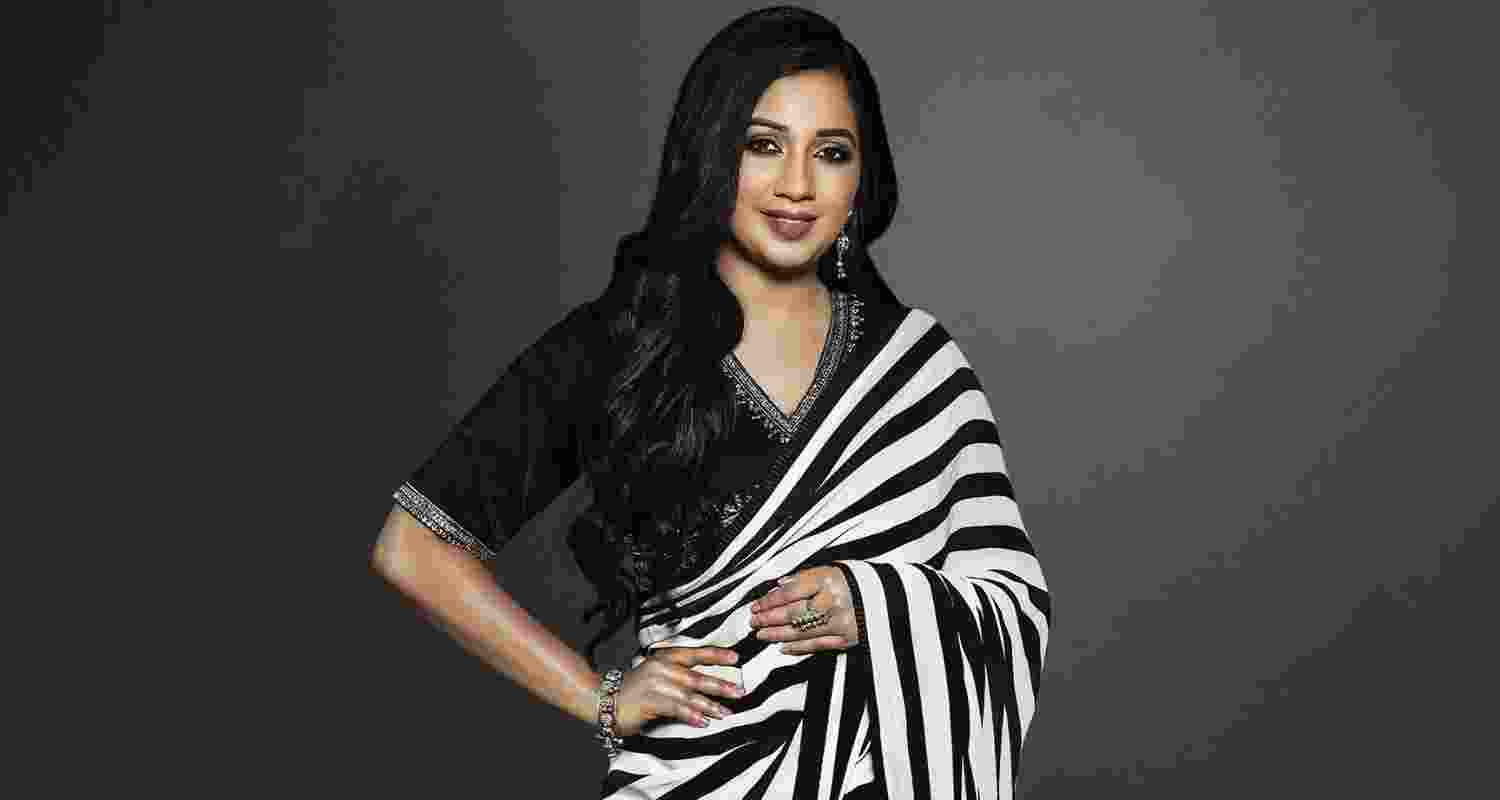 Indian singer Shreya Ghoshal.