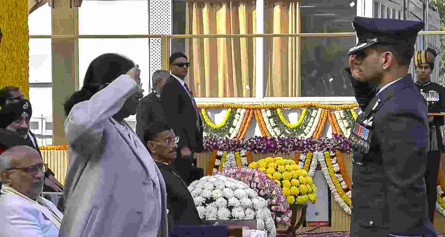 President Droupadi Murmu confers the Ashoka Chakra on Group Captain Shubhanshu Shukla for becoming the first Indian to visit the ISS.
