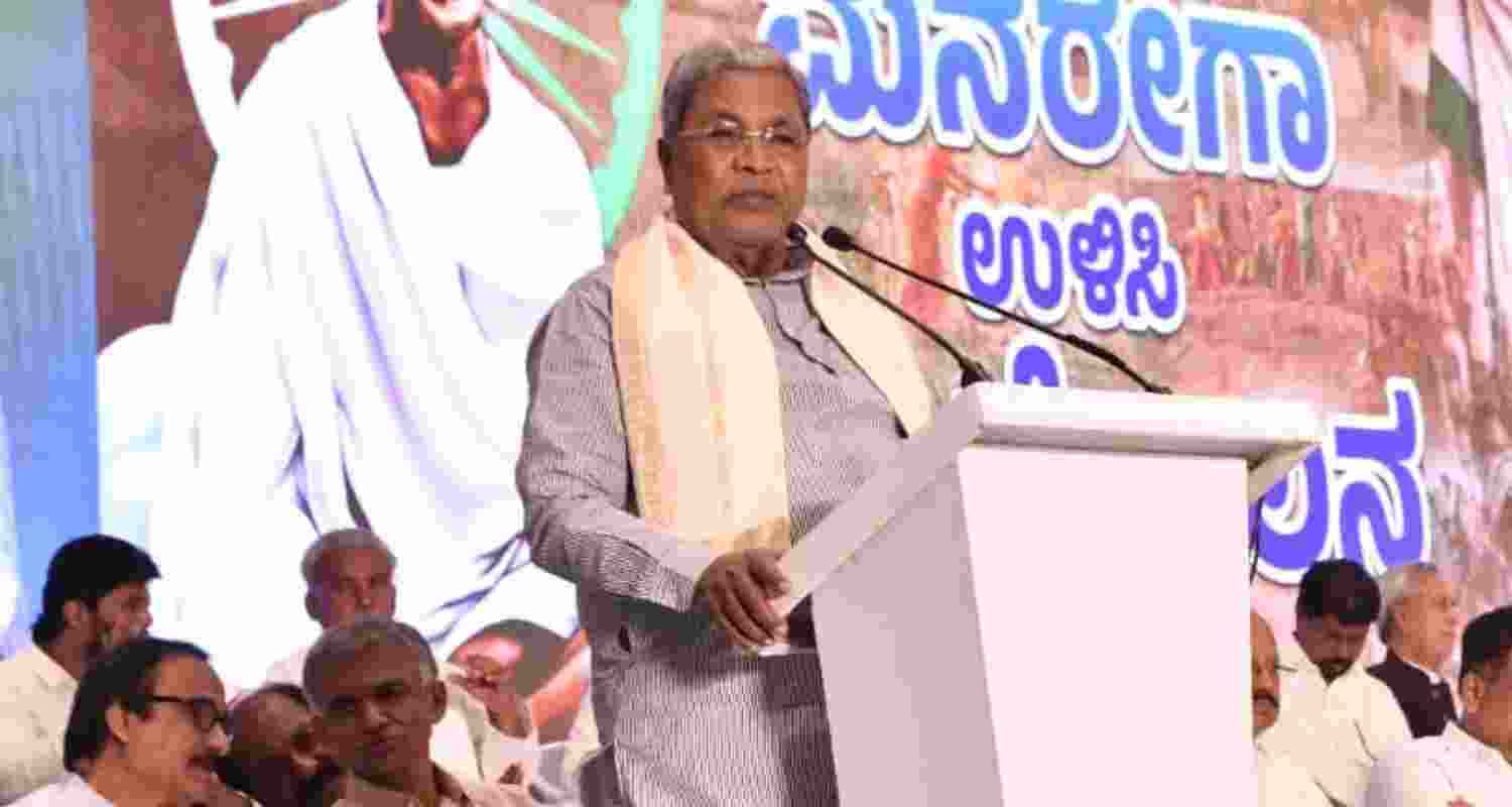 Karnataka Chief Minister Siddaramaiah - file image.