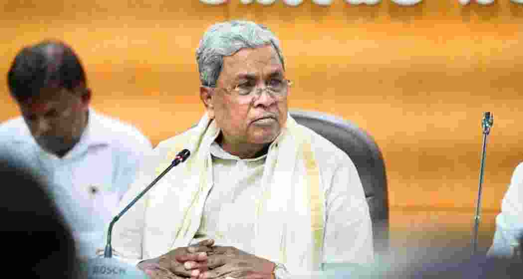 A file photo of Karnataka Chief Minister Siddaramaiah. 