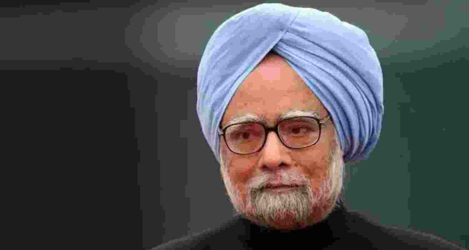 Former Indian Prime Minister Manmohan Singh. File photo.