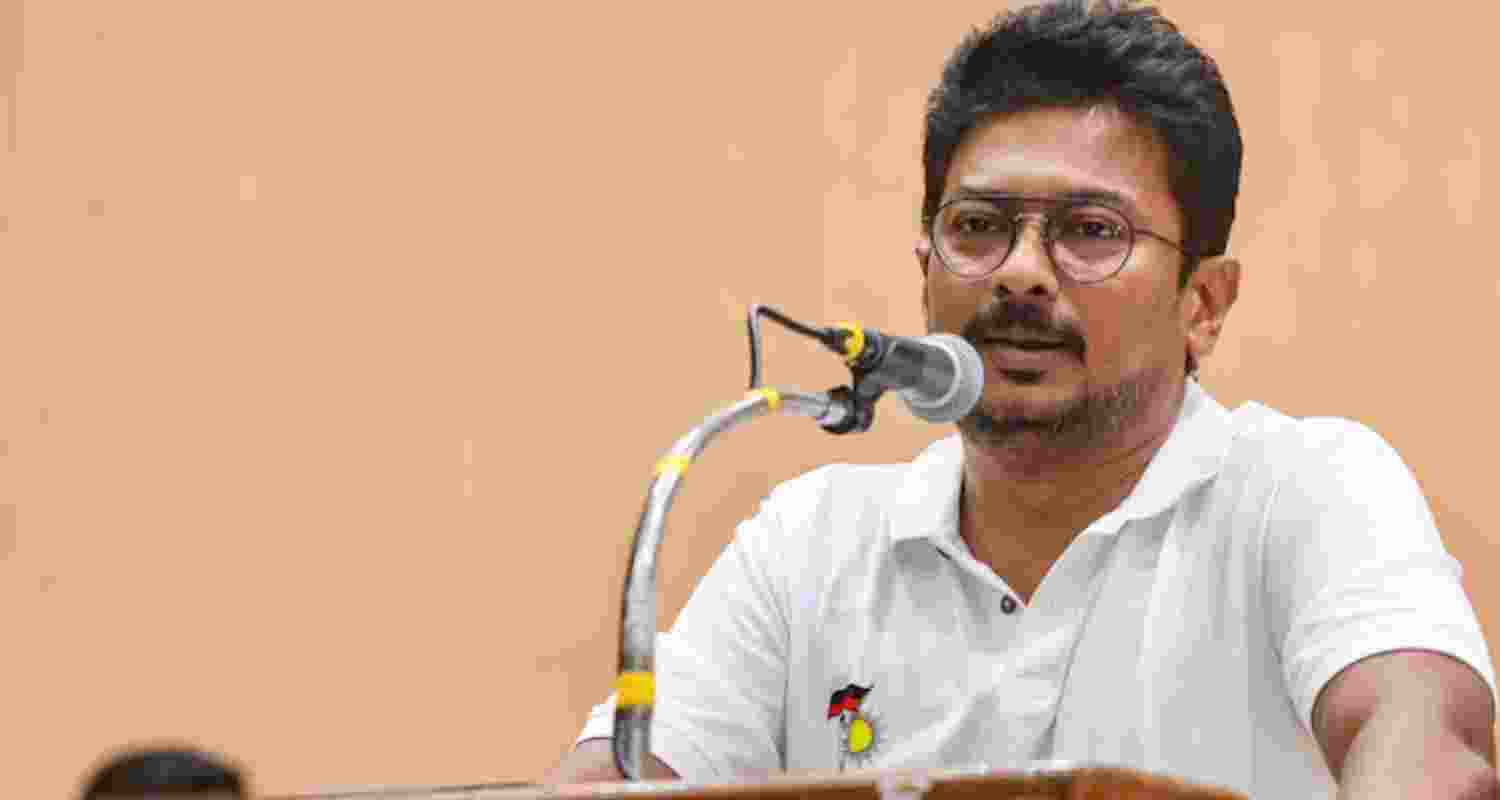 Tamil Nadu Deputy Chief Minister Udhayanidhi Stalin - file image.