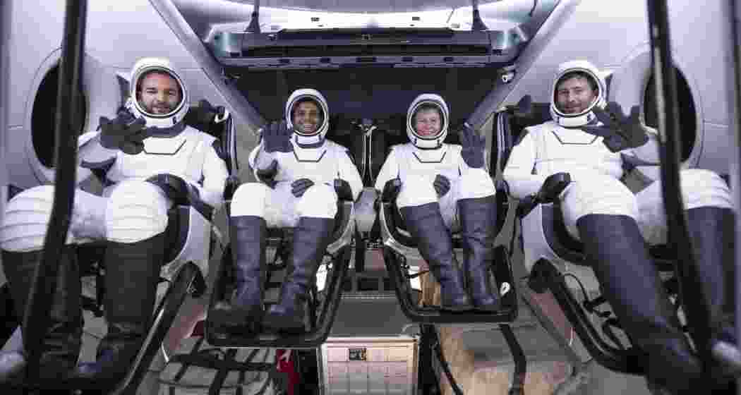 Shubhanshu Shukla will pilot the Axiom-4 commercial mission, which will be docked at the ISS for 14 days. (X/@Axiom_Space)