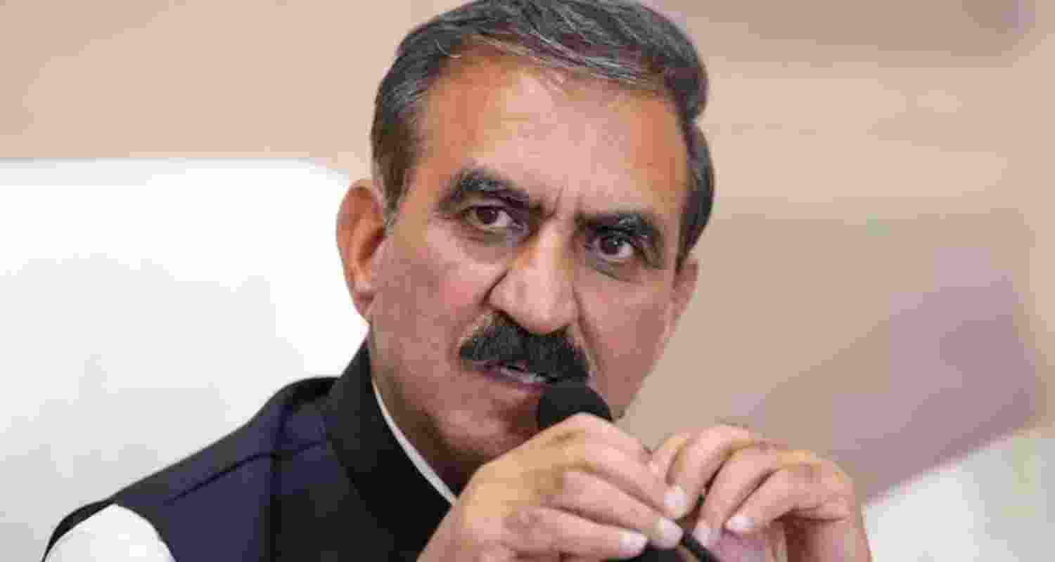 Himachal Pradesh Chief Minister, Sukhvinder Singh Sukhu - file image.
