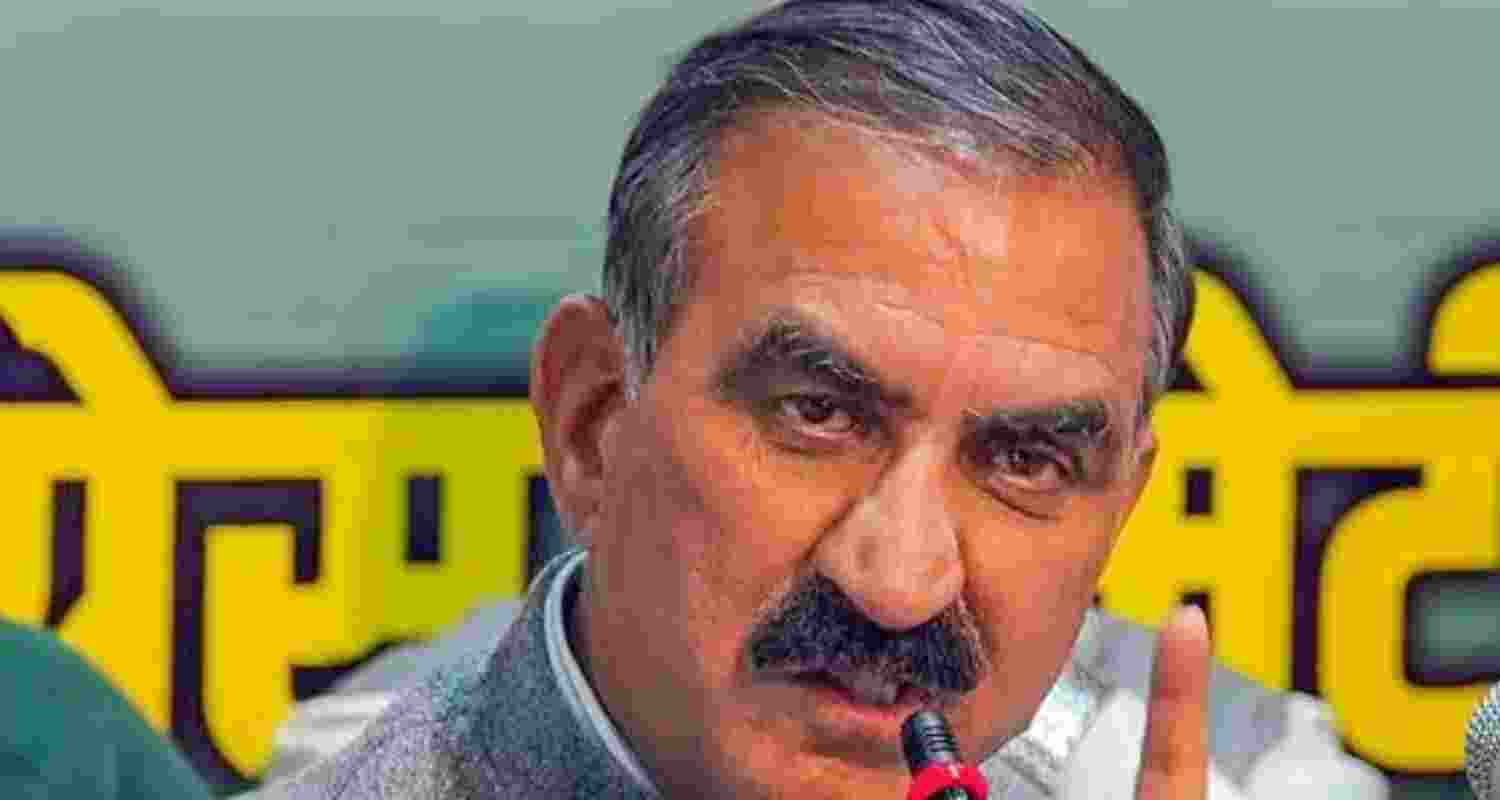 Himachal CM Sukhvinder Sukhu, 