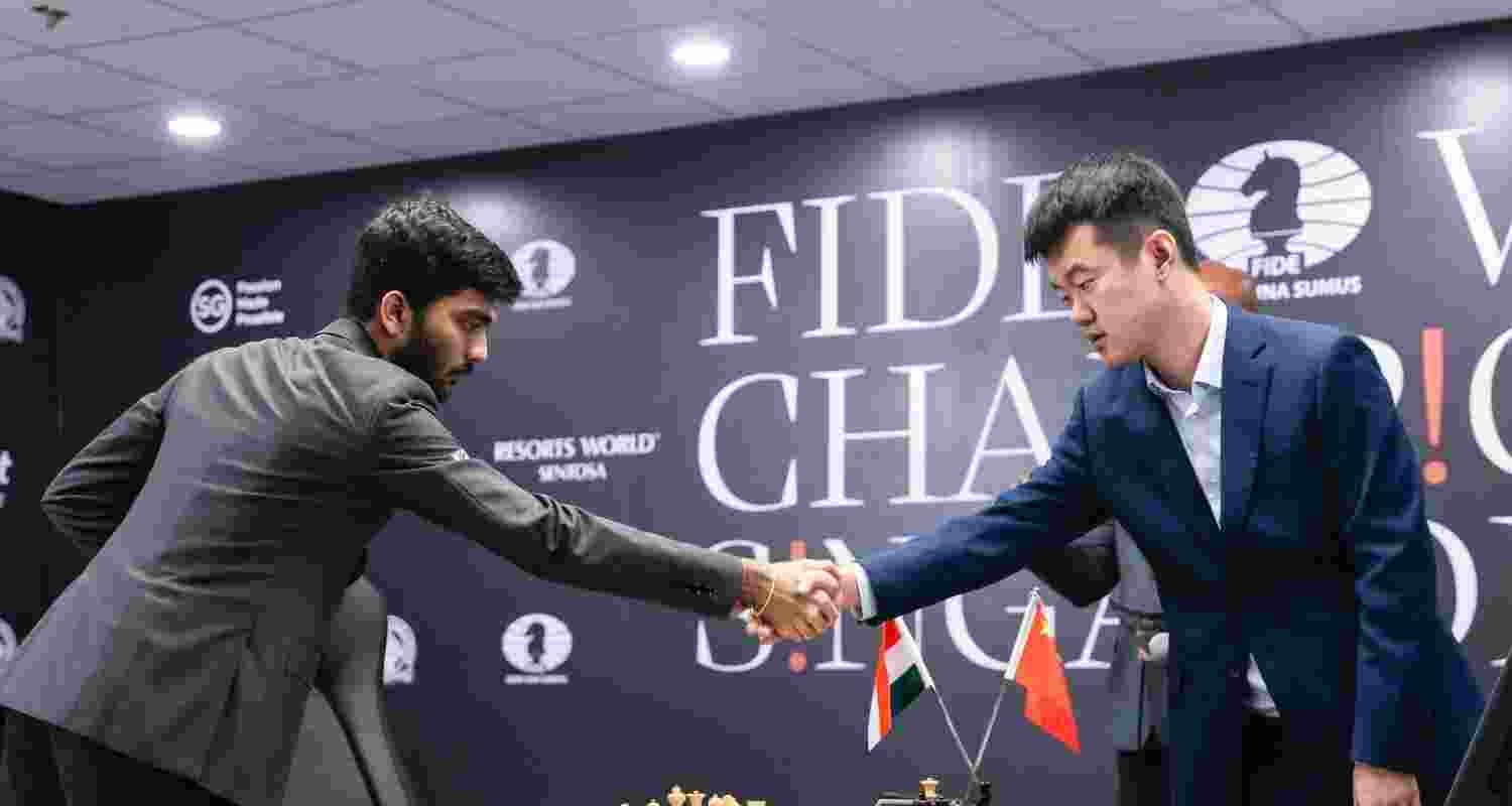 Game 7 ends in a draw after 72 moves and over 5 hours of play at the 2024 World Chess Championship. Image: FIDE/X. 