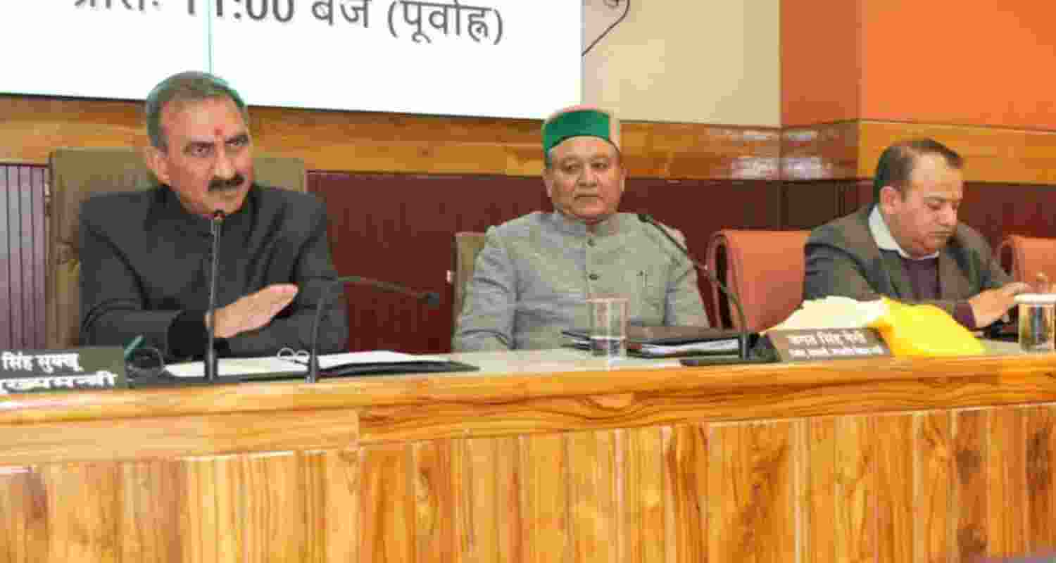 HP CM Sukhu at the 49th Tribal Advisory Meeting.