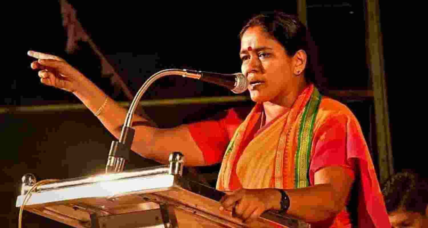 BJP leader Sobha Surendran - file image.