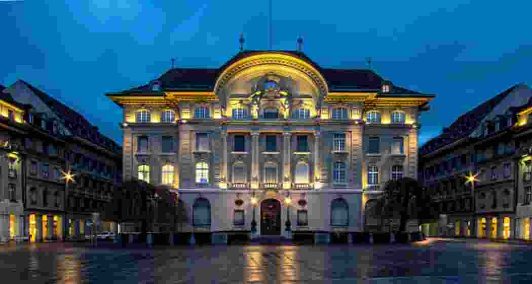 A Swiss bank branch in Geneva. 