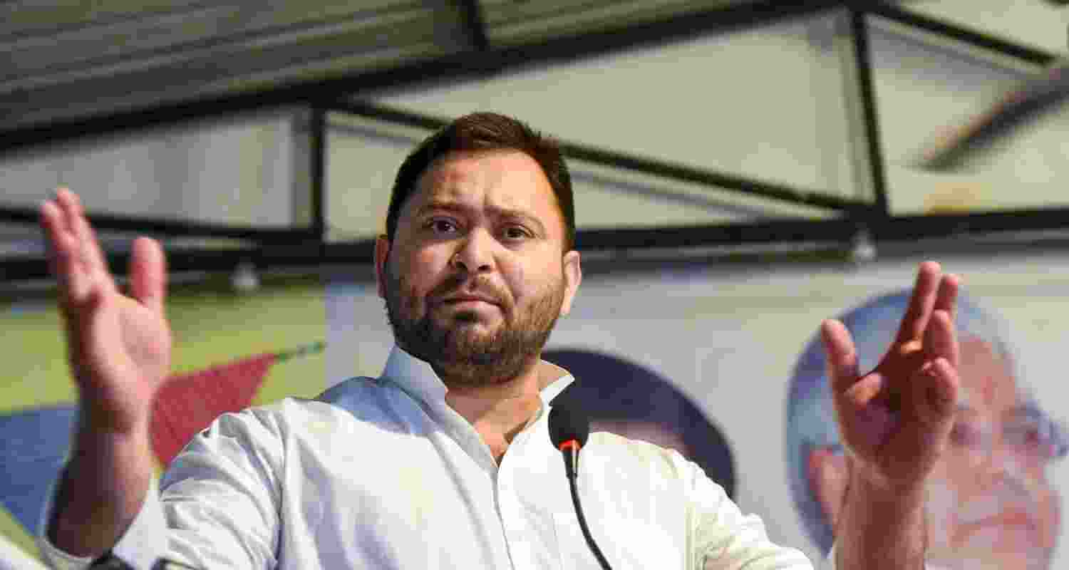 Rashtriya Janata Dal (RJD) leader Tejashwi Yadav.