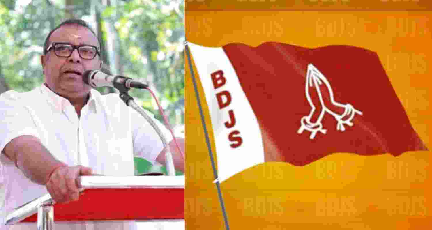 BDJS announces candidate from two LS seats in Kerala.