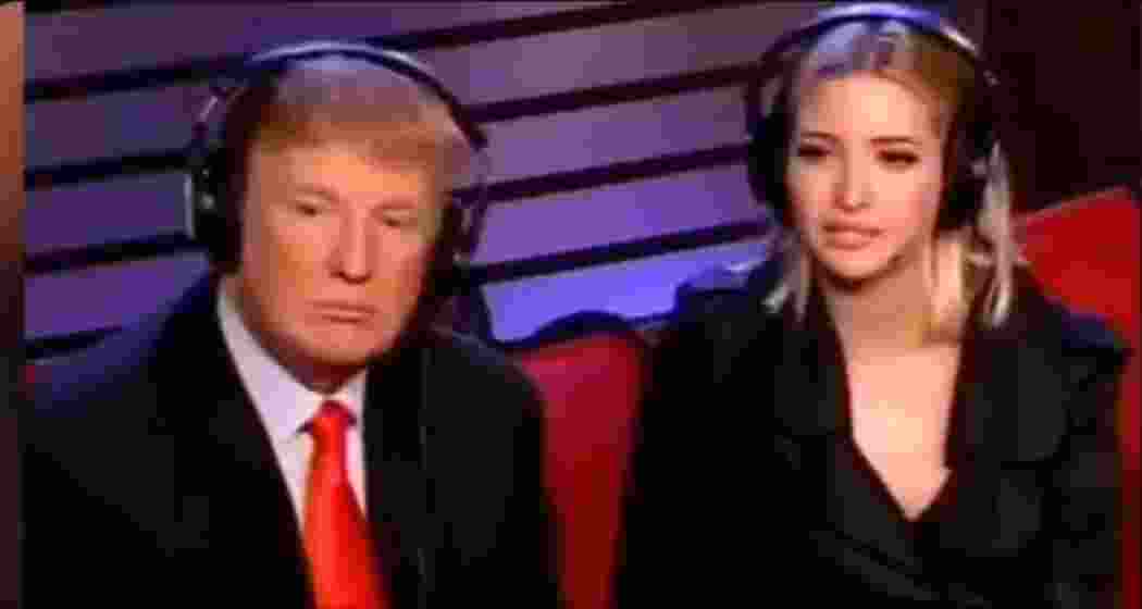 Donald Trump and daughter Ivanka Trump during a 2006 talk show appearance.