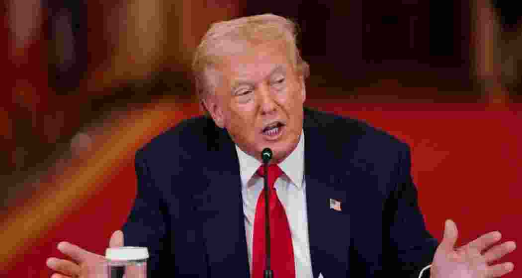 A file photo of President Donald Trump. 