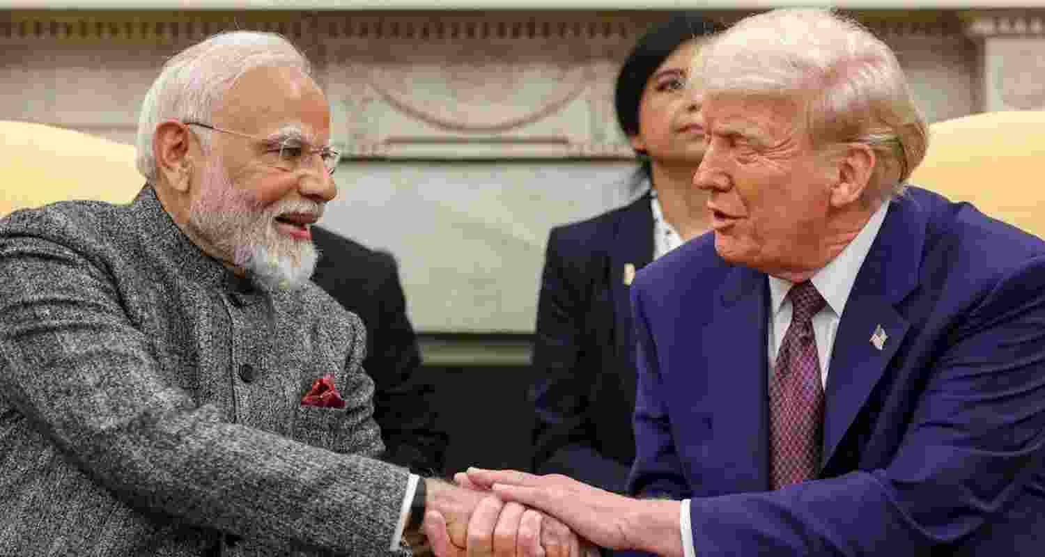 PM Modi said India and the US have a "very positive" global strategic partnership.