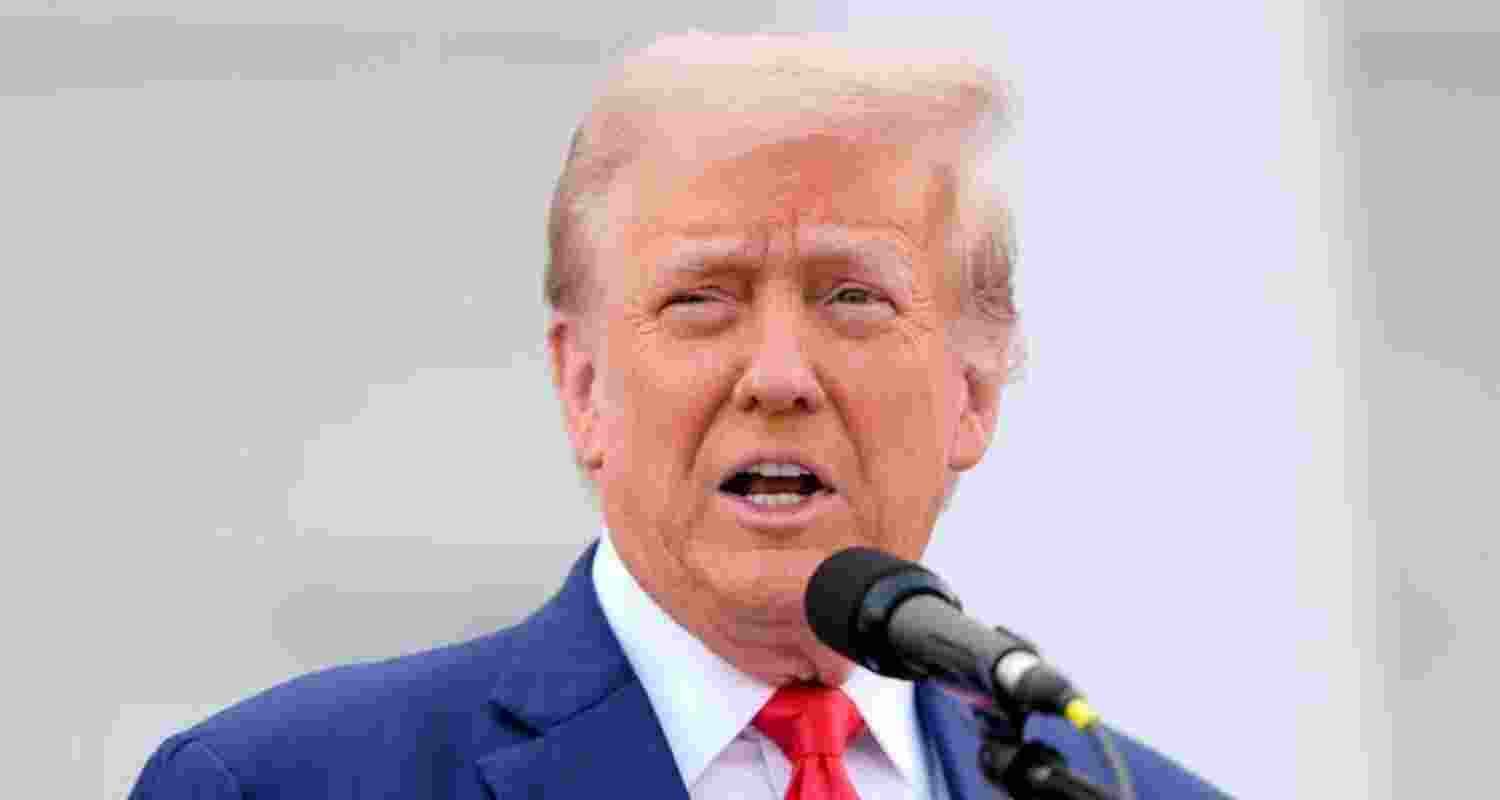 US President Donald Trump - file image.