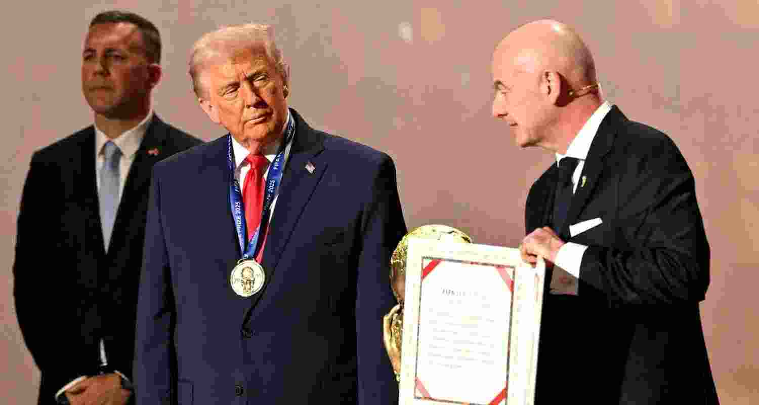 Trump receives inaugural FIFA Peace Prize at 2026 World Cup draw. 