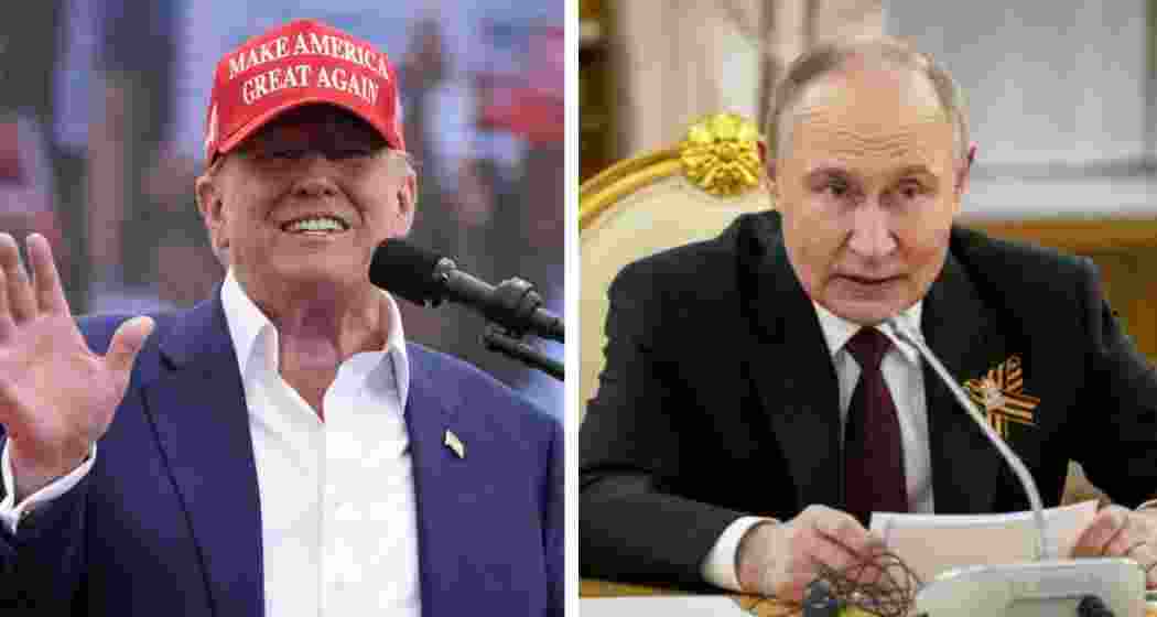 United States President Donald Trump and Russian President Vladimir Putin.