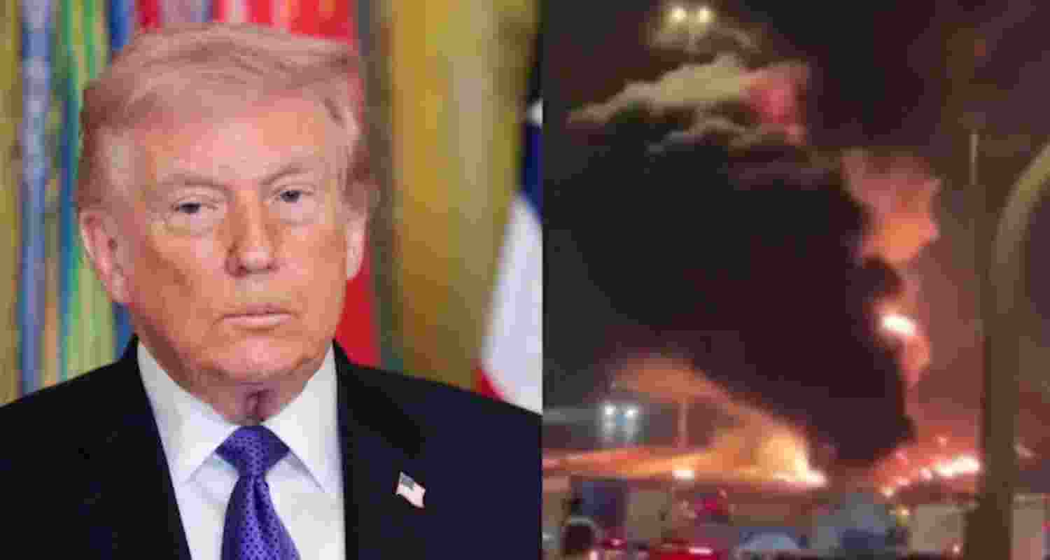 US President Donald Trump takes note of the attack on US Embassy in Riyadh. 