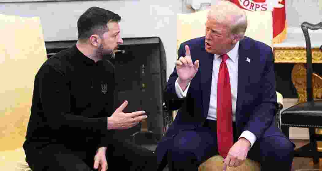 Ukrainian President Volodymyr Zelenskyy and US President Donald Trump engage in a tense exchange at the White House on Friday, leading to an abrupt end to their meeting. 