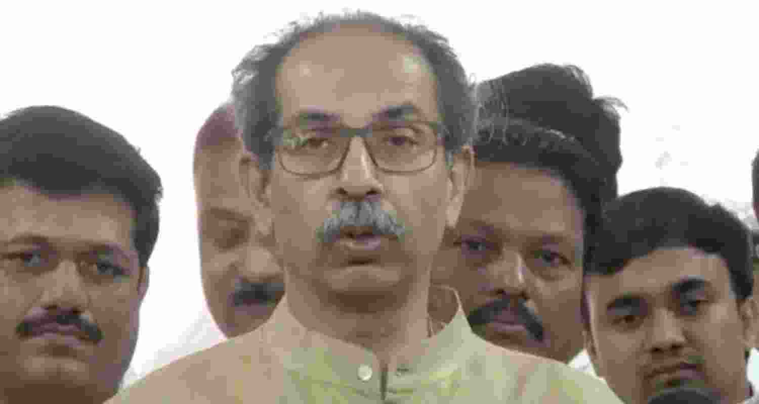 Shiv Sena (UBT) leader Uddhav Thackeray - file image.