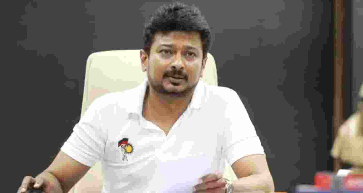 Tamil Nadu Deputy Chief Minister Udhayanidhi Stalin - file image.