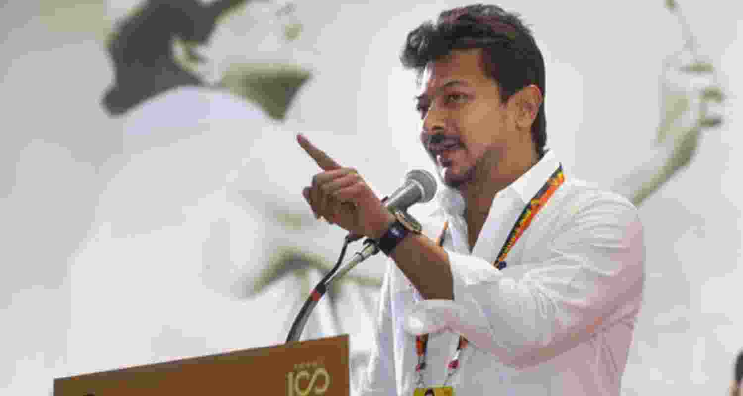 Tamil Nadu Deputy Chief Minister Udhayanidhi Stalin - file image.