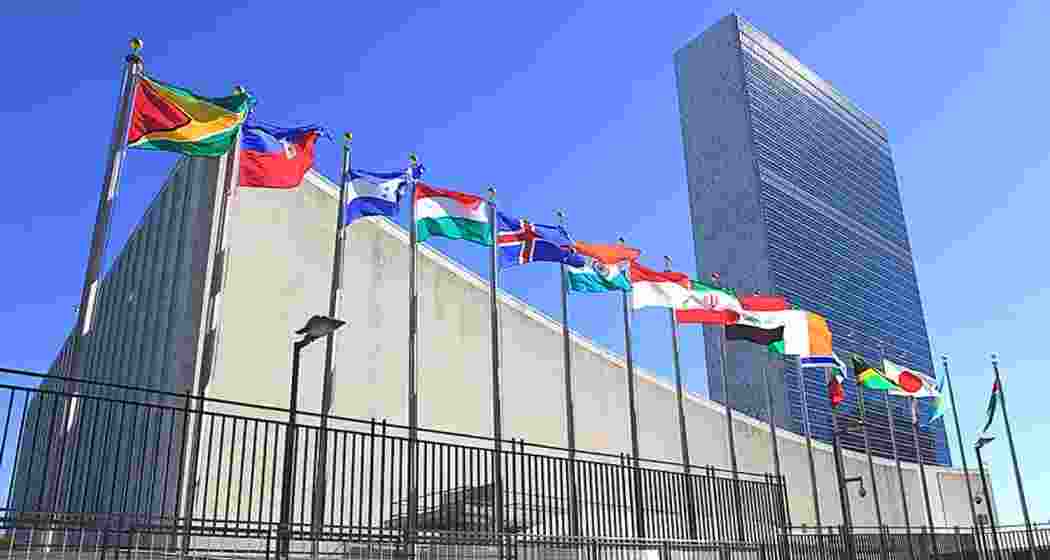 United Nations Headquarters in New York, USA.