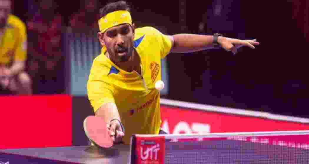 Indian TT player Sharath Kamal.