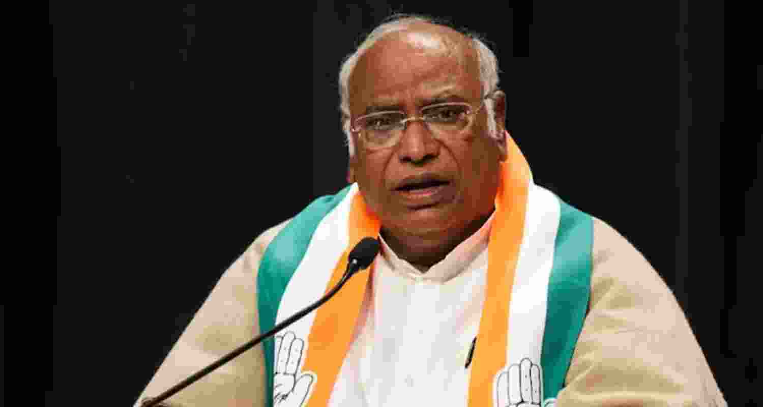 Congress President Mallikarjun Kharge. Image X.