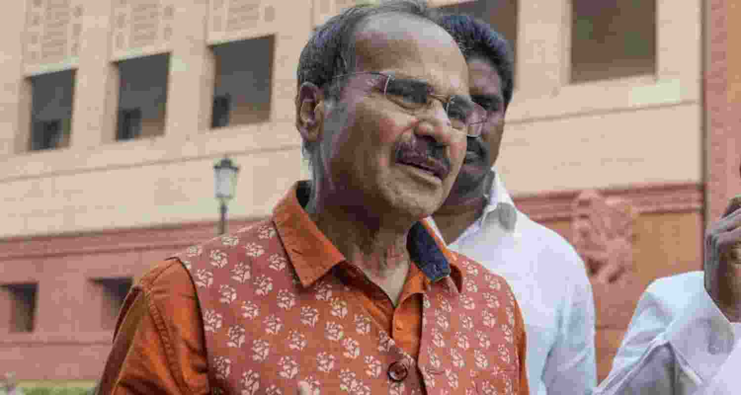 Now MP Adhir Ranjan Chowdhury criticises the attacks on NIA Vehicle in Bengal, tries to target CM Mamata Banerjee. File Photo.