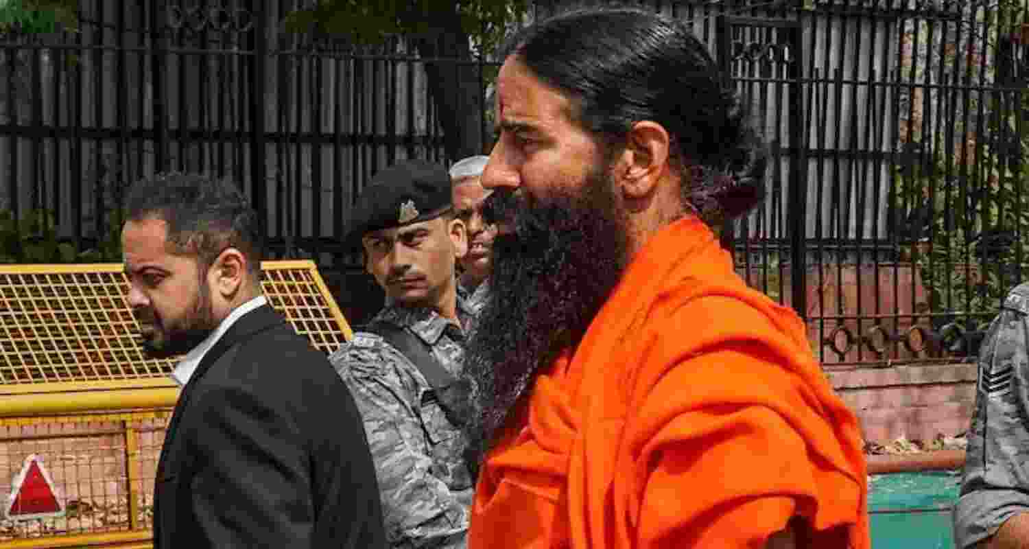 Baba Ramdev and Patanjali Org gets a relief as Apex Court scrutinizes IMA and FMCGs. Image X.