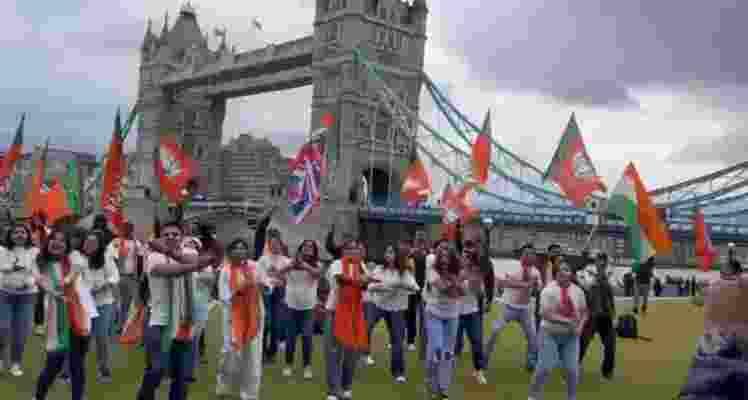 The Bharatiya Janata Party (BJP) supporters in London orchestrated a magnificent "Run for Modi" event on Sunday, in the vibrant city of London.