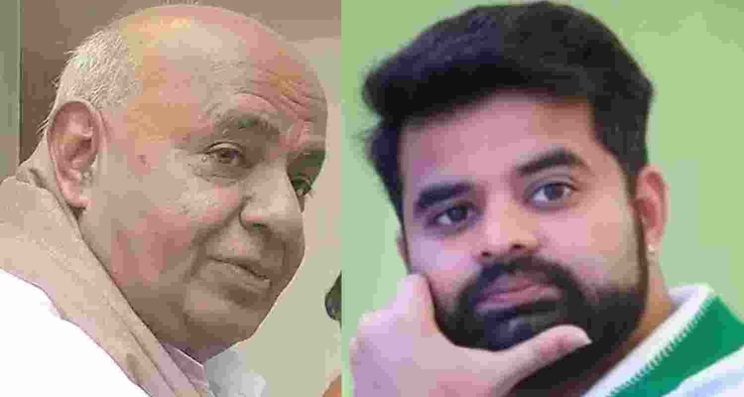 Deve Gowda and Kumaraswamy Demand Harsh Punishment for Prajwal.