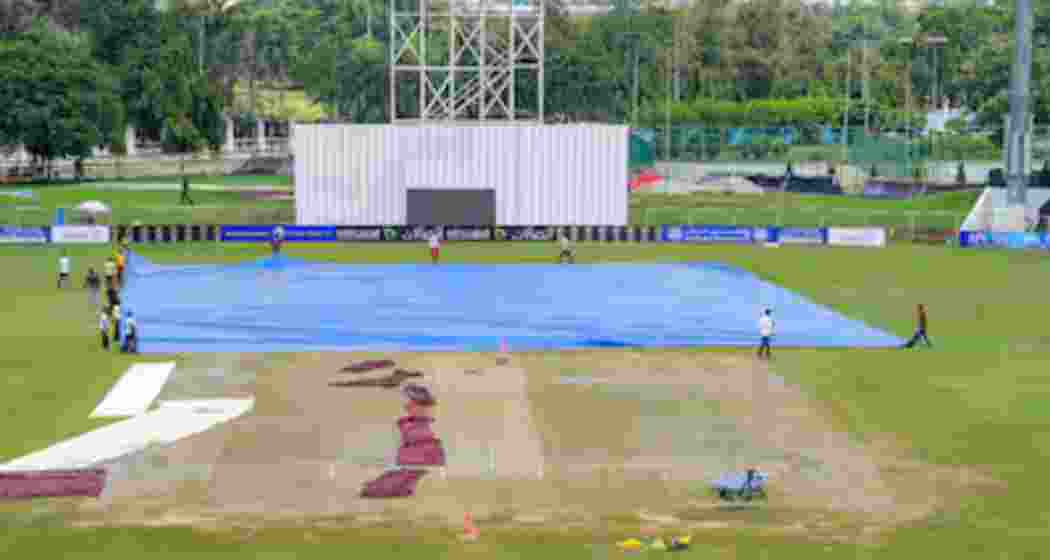 Afghanistan versus New Zealand one-off test match's venue Shaheed Vijay Singh Pathik Sports Complex under preparation. 
