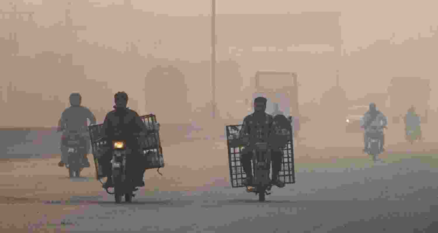 Three year old challenges government over Lahore air pollution.