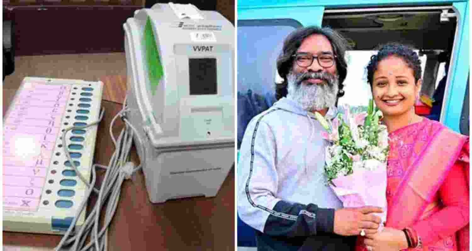 Jharkhand Mukti Morcha raises doubts over EVMs fairness.