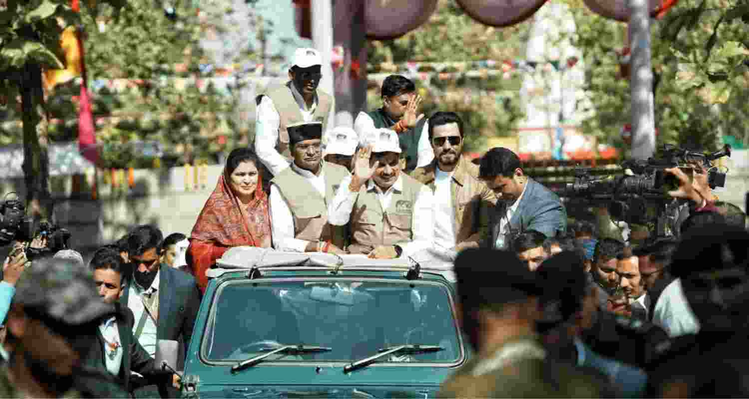 CM Mohan Yadav take a safari ride at Ratapani Tiger reserve.